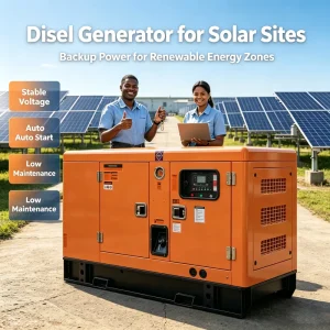 25KVA Single Silent Diesel Generator Set 20KW 3 Phase 50 60Hz Canopy Unit Solar Project Renewable Energy Backup Power