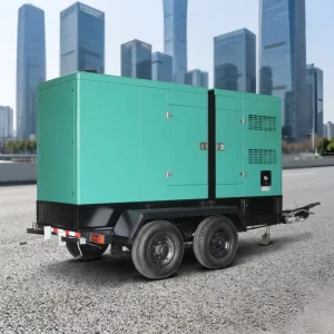 25kVA 30kVA 40kVA 50kVA 60kVA Diesel Generator 100kVA 200kVA 300kVA 400kVA with Silent Canopy and Portable Trailer