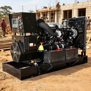 25kW 30kw 30kVA 35kva Ricardo Portable Diesel Generator Set Light Weight Compact Size for House Building Construction Rental
