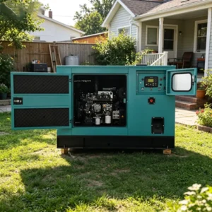 25kW 31.25kVA Silent Diesel Generator Set 4-Cylinder Low Noise 75dB IP23 for Home House Residential Backup Power