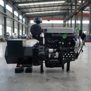 25kW Turbocharged 4 Cylinder Open Frame Water-Cooled Diesel Generator 380V 50Hz DC Electric Start ATS Remote Control 1500 RPM