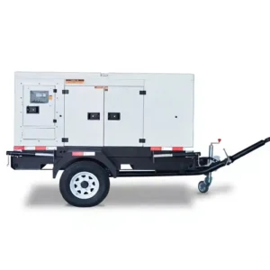 15Kw 30 Kw 50Kw 80Kw 100Kw Rainproof Canopy Diesel Generator With Mobile Trailer