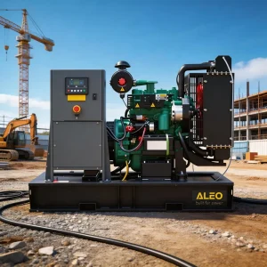 26.4kW 40kW for Engine Silent Diesel Generators 33kVA Capacity Auto Start Low Oil Shutdown Single Phase Backup Power