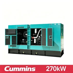 270kW 337kVA High Efficiency Fast Startup Soundproof Silent Type Diesel Generator Set