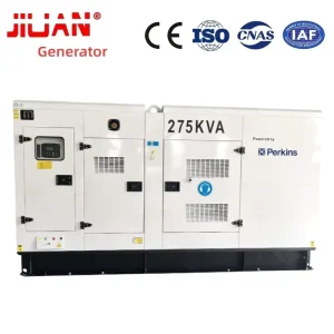 275kVA 220kW 1200 Series 50Hz Standby Diesel Generator Sets Soundproof 3phase Plant 200kW 250kVA Genset with ATS