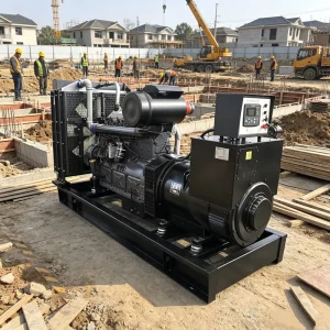 280kVA 300kva 230kW 240kw 250kw Open Frame Diesel Generator Set 6 Cylinder Low Fuel Consumption for Construction Site