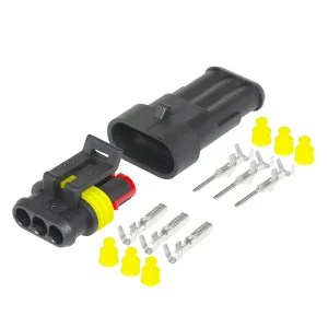282087 1 282105 1 3 Pin Way Waterproof Auto Connector Superseal 1.5 1.5MM DJ7031 1.5 11 21 Automotive Connectors