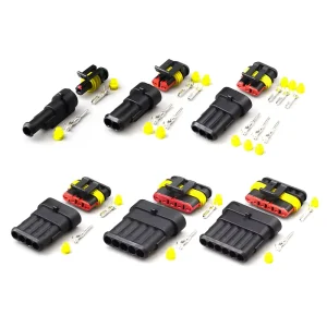 282104 1 2 3 4 5 6 8 Pin Series Type Waterproof Connector Wire Harness Plug Automotive Connector & Terminal