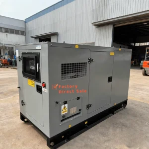 3 Phase 100KVA 80KW Silent Diesel Generator Water Cooled Electric Start 50Hz 60Hz Three Phase Industrial Genset