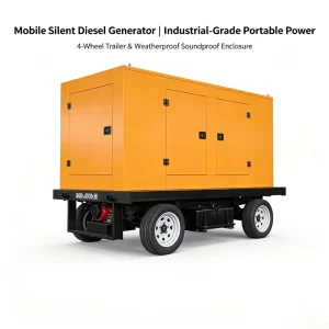 3 Phase 30kw Diesel Generator 50kw 70kw 80kw 50kva Low Noise Low Fuel Consumption Home Backup Diesel Generator Silent