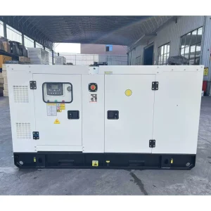 3 Phase 75kVA 60kW White Silent Diesel Generator with Open Frame Auto Start Remote Start Ricardo Engine and ATS