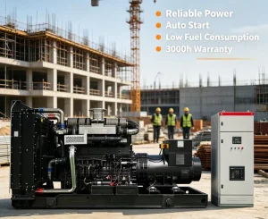 3 Phase Automatic Diesel Genset Portable Commercial Shop Mall Emergency Power Supply Rainproof Silent Long Service Life