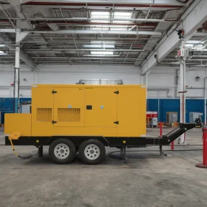 3 Phase Silent Diesel Generator Set 75-130kw Trailer Mounted Auto Start ATS Emergency Power Supply