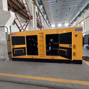 3 Phase Silent Electric Diesel Generator Set With Power Engine for Industrial Plants and Construction Sites