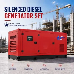 3 Phase Super Silent Diesel Generator Set 200kW 500kW 200kVA 500kVA 50 60Hz Water Cooled Genset with ATS