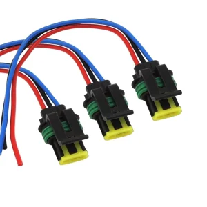 3 Pins Car TPS Throttle Position Sensor Wiring Harness Connector for Renault Fiat Daewoo BC-037 15CM