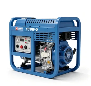 3.0KW 3KW Single Phase Diesel Generator with CP178FE Air Cooled Engine YC3GF D Small Portable Power Station
