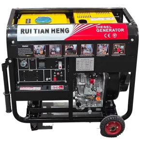 3.5/5/6/7/8/10/12KW/KVA Portable Energy-saving 1-Cylinder Open Frame Air-cooled Diesel Generator 100% Copper Alternator