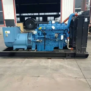 300 600 kW Silent Type Diesel Generator Set with ATS Customizable Open Type Commercial Industrial Hotel School Hospital