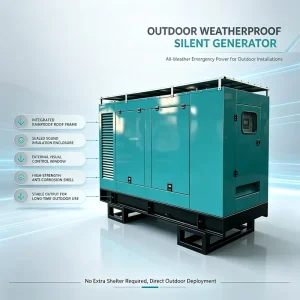 300KVA 240KW 50Hz 60Hz Silent Type Open Frame Diesel Generator Sets with ATS 1800 RPM Standby Diesel Generator
