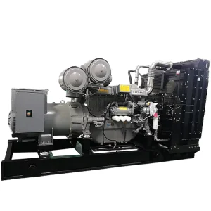 300KVA Silent Diesel Generator Set Portable Open Type Low Noise Single Multi Phase 50 200 40KW 60Hz 400V 12V Output