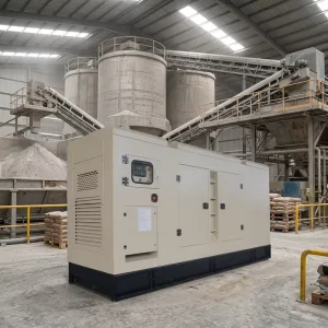 300KW 375KVA 3 Phase 50HZ 60HZ Silent Diesel Generator Set EU3 Cert Cement Plant Emergency Power Factory Direct Supply