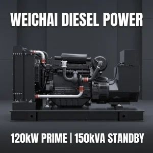 300kVA 240kW WEICHAI Engine Diesel Generator Set Automatic ATS Genset Prime Power 3 Phase for Manufacturing Plant