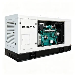 300kVA Soundproof Diesel Genset 68dB Low Noise 7.41L Displacement Long Life Heavy Duty Diesel Power Generator