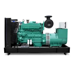 300kW 375kVA Diesel Generator Set Open Frame 3 Phase Industrial Water Cooled Copper Alternator Standby Prime With ATS Auto Start