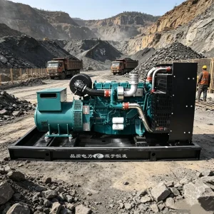 300kW 375kVA Weichai Diesel Generator Set Dustproof IP23 -15℃ to 40℃ High Temperature Resistant for Underground Mining Power