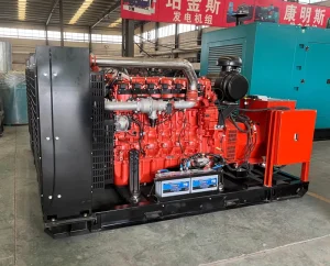300kW Open Frame Natural Gas Generator Set Industrial Power Genset Heavy Duty Standby Gas Power Supply