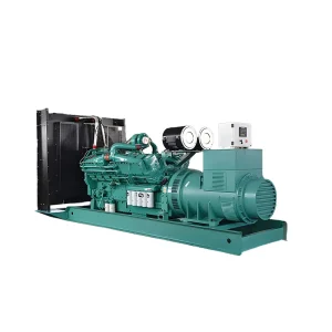 300kW Silent Diesel Generator Set Open Frame with Auto Start 50/60HZ Three Phase Water Cooling Generator
