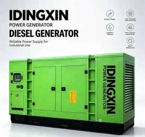 300kW Weichai Silent Diesel Generator 375kVA with ATS Emergency Power for Industrial Use