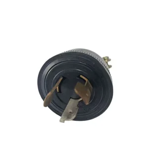 30A 125V 250V 3-Pin Twist Lock Plug for 1KW-8KW Portable Generator Spare Parts Anti-dropping Locking Power Male Connector