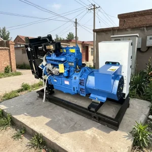 30KW 37.5KVA 3 Phase 60hz Open Diesel Generator Set Ricardo Engine Continuous Power for Construction Site