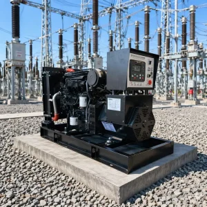 30KW 37.5KVA Diesel Genset Open Type 4 Cylinder Water Cooling Automatically Protected Diesel Generator Set