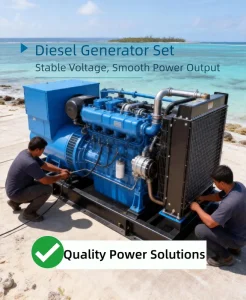 30KW 37.5kva Open Frame Diesel Generator Industrial Backup Power
