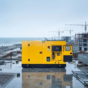 30KW 40KW 50KW Silent Diesel Generator 3 Phase AC Output 1500RPM Soundproof Electric Genset for Construction Industry