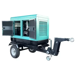 30KW 40kw 50kw 100kw Weichai Yuchai Mobile Trailer Mobile Silent Diesel Generator Set Backup Power Supply