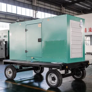 30KW 50KW 70KW 90KW 110KW Mobile Trailer Super Silent Type Three Phase Diesel Generator Sets with Auto Start