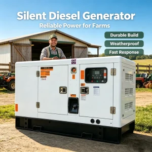 30KW Silent Diesel Generator Set 40KVA 3 Phase 50 60Hz Water Cooled Genset Optional ATS for Farm Emergency Standby Power