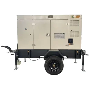 30kVA Single Phase 50 60Hz Mobile Diesel Generator SDEC Engine Silent Trailer Mounted 24V Portable Industrial