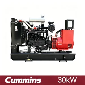 30kW 37kVA High Efficiency Fast Startup Open Type Diesel Generator Set