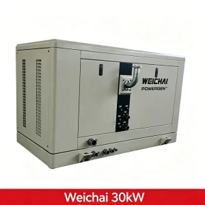30kW 37kVA Weichai High Efficiency Fast Startup Specifically for Villa Soundproof Silent Type Diesel Generator