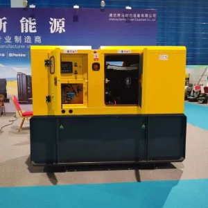 30kW 50kW Silent Diesel Generator Set Outdoor Rainproof Genset with Large Fuel Tank ATS Auto Start Standby Power Supply