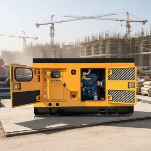 30kW Silent Diesel Electric Generator Set Trailer 3 Phase AC Single Output 50/60Hz Frequency Open Frame 24V DC Electric