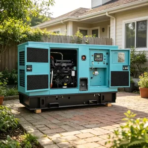 30kW Silent Diesel Generator Set ATS Automatic Transfer Switch 3-Phase Auto Start Low Noise Genset for Home Backup Power