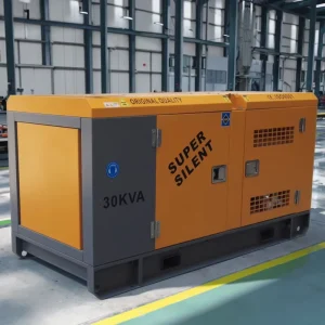 30kva 3 Phase Silent Diesel Generator 50/60Hz 25kW Auto Start Remote Start ATS