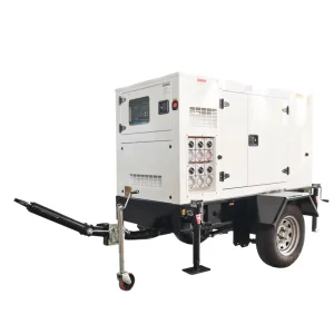 30kva Trailer Type Diesel Generator Set Used For Emergency Power In Venezuela With Yangdong Engine