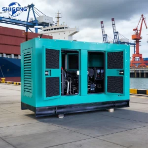 30kw Silent Diesel Generator Set with Auto Start 50 Hz Soundproof Canopy for Residential Hospital Emergency Power Genset